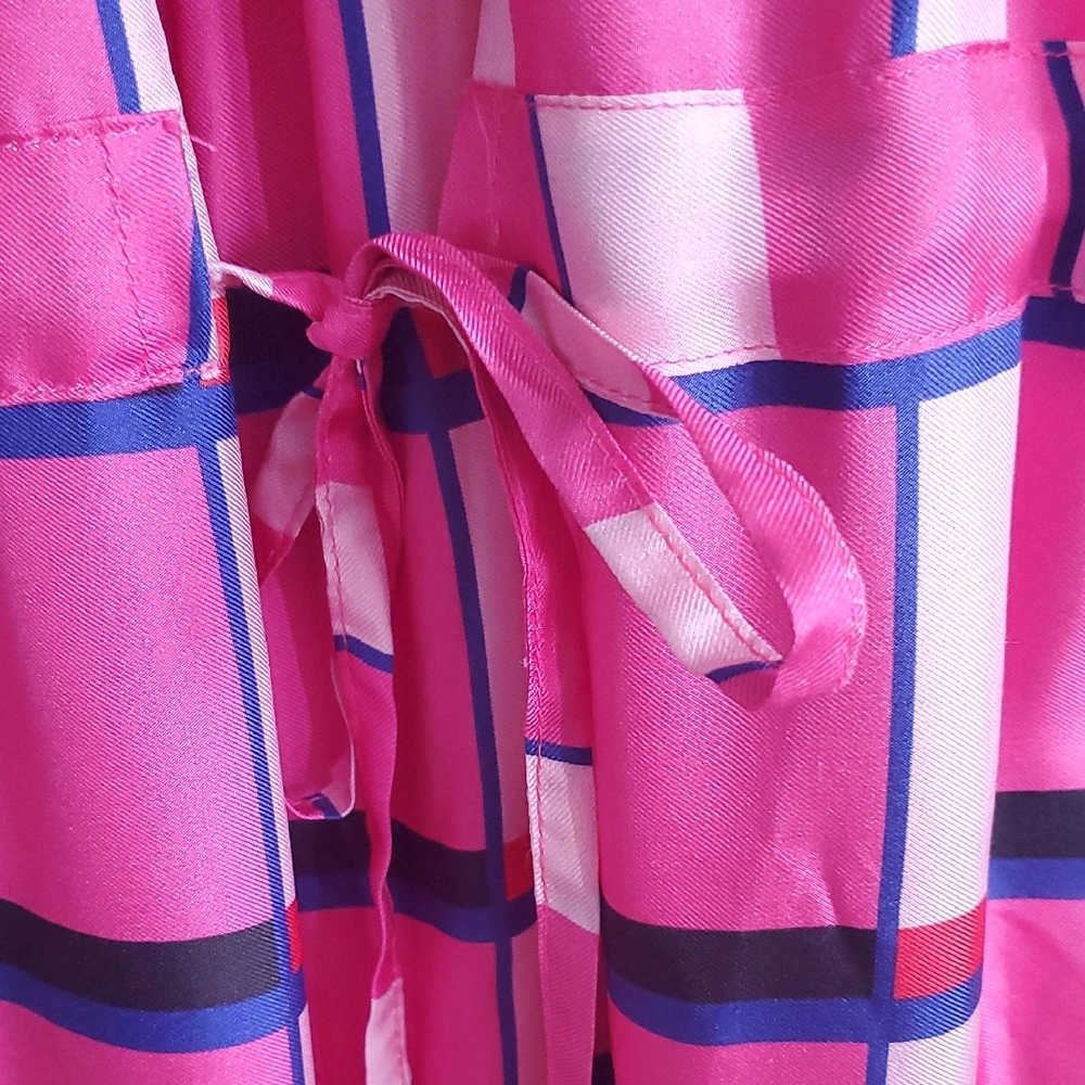 Paper Londo. Brand Chic Striped Maxi Dress in Pink and Blue - Picture 6 of 9
